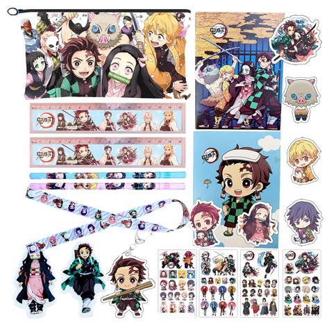 Buy Ahaky Demon Slayer Merch Demon Slayer School Supplies Including