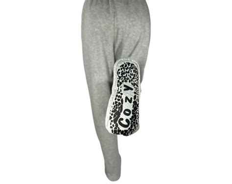 Cozy Toes Most Comfortable Sherpa Lined Footed Sweatpants