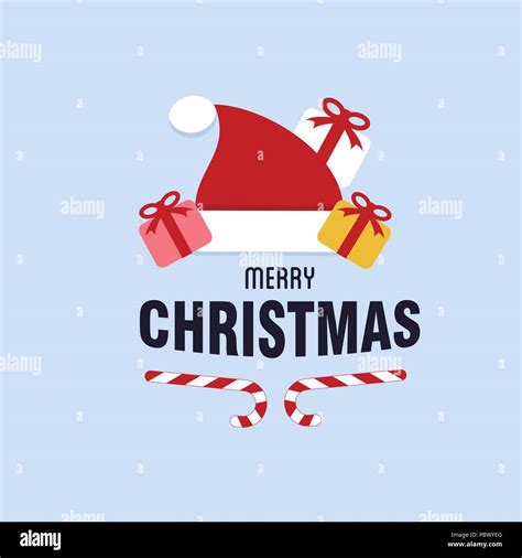 Merry Christmas Card Design Vector Stock Vector Image And Art Alamy