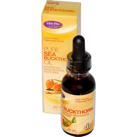 Life Flo Health Pure Sea Buckthorn Oil 1 Fl Oz 30 Ml