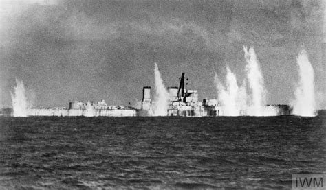 HMS Centurion under fire, 1934 HU 43515 - HMS Centurion (1911 ...