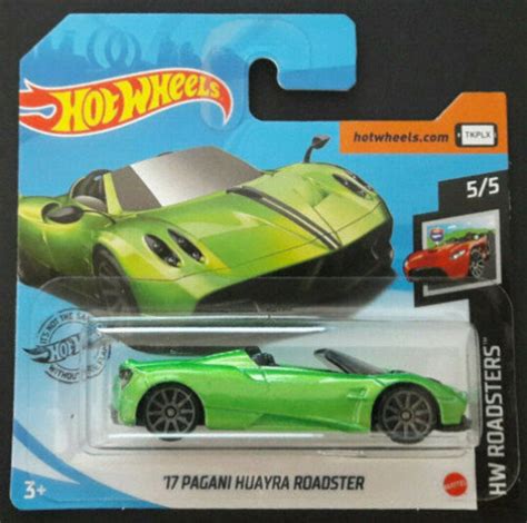 Hot Wheels Pagani Huayra Roadster Green Hw Roadsters Perfect Birthday