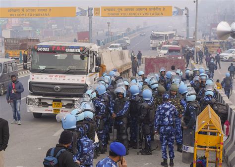 Delhi Chalo Protest Security Ramped Up At Borders