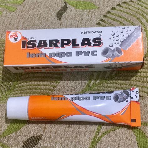 Jual Lem Pipa Pvc Isarplas Kemasan Tube Isi Gram Shopee Indonesia