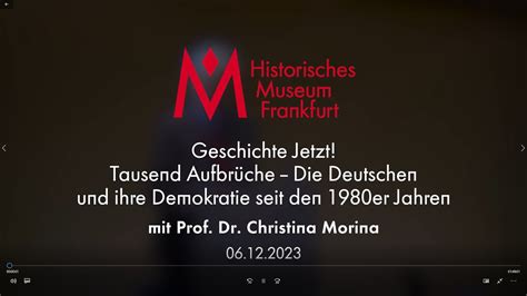 Buchvorstellung Tausend Aufbrüche Deutschen und ihre Demokratie