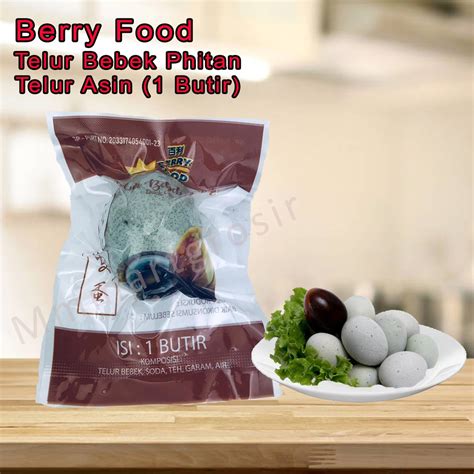 Jual Berry Food Telur Bebek Phitan Telur Asin Butir Shopee