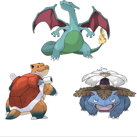 Un Fan Tico De Pok Mon Reimagina Los Arrancadores De Kanto Y Sus