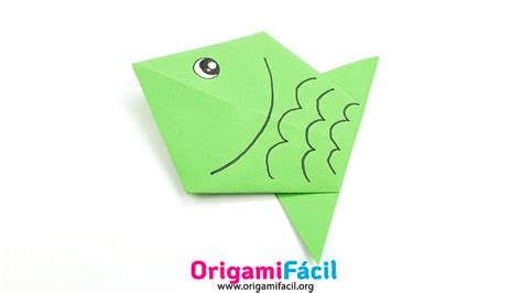 Cómo hacer un PEZ de papel fácil de origami Origami Fácil