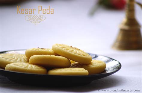 Kesar Peda Recipe - Step by Step Recipe - Krishna Janmashtami Special ...