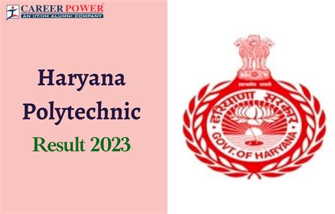 Hsbte Result 2023 Out Haryana Polytechnic Result Link