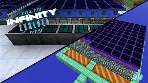 Solar Insel Und Quantenenergie FTB Infinity Evolved Skyblock 218