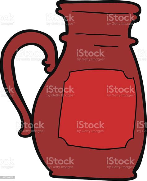 Cartoon Jug Stock Illustration Download Image Now Bizarre Cheerful