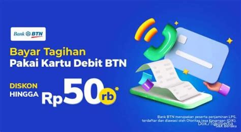 Promo Kartu Debit Btn Di Tokopedia Bayar Tagihan Diskon Hingga Rp