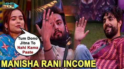 Manisha Rani Revealed Her Monthly Income In Front Of Elvish And Fukra