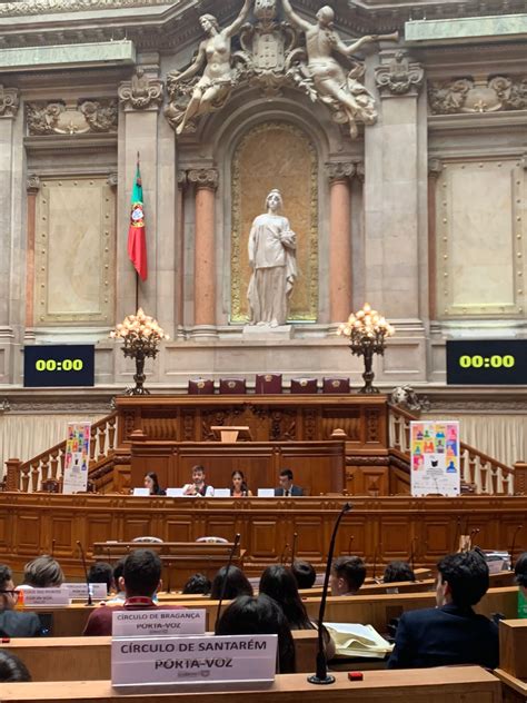 Sessão Escolar do Parlamento dos Jovens do Ensino Básico e Secundário