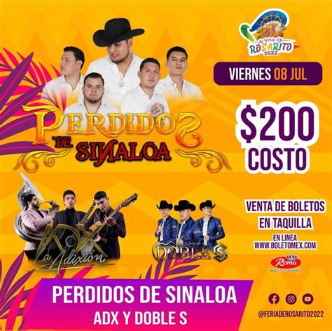 Perdidos De Sinaloa En La Feria De Rosarito Tijuana Eventos