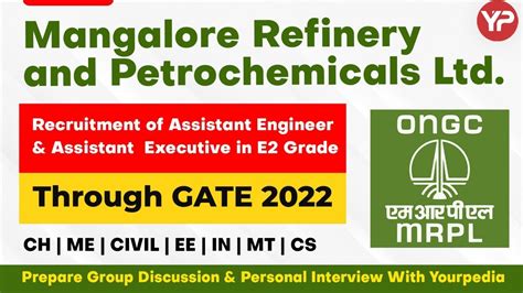 Ongc Mrpl Recruitment Through Gate Prepare Gd Interviews Of