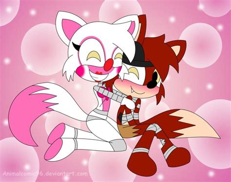 Foxy And Mangle Huuuuug Time By Aldin1996 On Deviantart