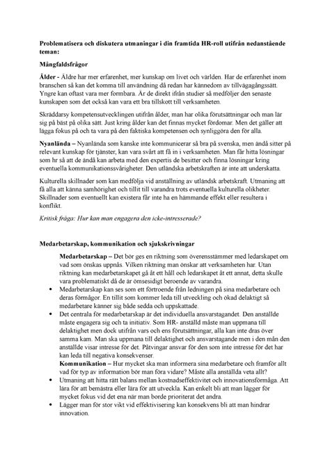 Pedagogiska Perspektiv Seminarium 5 Problematisera Och Diskutera