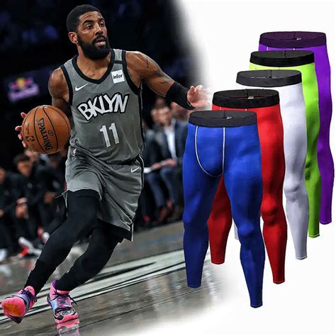 Men S Sports Basketball Leggings Compression Shorts Pants Running