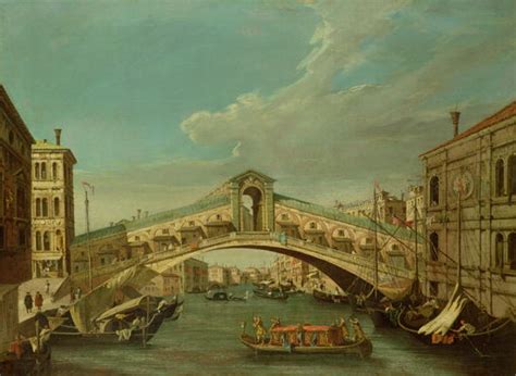 The Rialto Bridge Venice Painting | Giovanni Antonio Canal, better ...