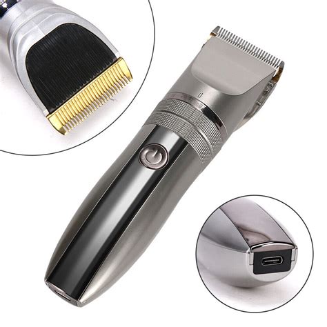 Professional Electric Hair Clippers Men Rechargeable Beard Trimmer Haircut Kit Ebay