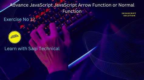 Lecture No Javascript Arrow Function Or Normal Function Urdu Hindi