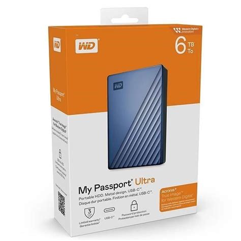 Wd 威騰 My Passport Ultra 6tb 6t 藍 Type C 25吋 鋁合金 外接式硬碟 Pchome 24h購物