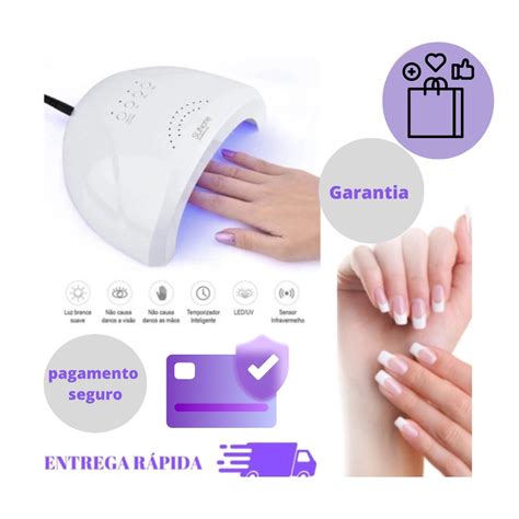 Cabine Sun One Led E Uv 48w Bivolt Profissional Manicure Shopee Brasil