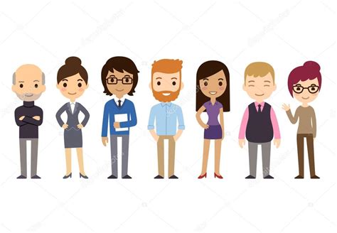 Cartoon Businesspeople Stock Vector Image by ©Sudowoodo #74478325