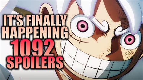 IT FINALLY HAPPENS One Piece Chapter 1092 Spoilers YouTube