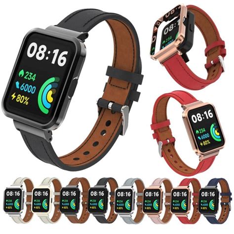 Leather Strap For Xiaomi Mi Watch Lite Redmi Watch Watch Band Bracelet