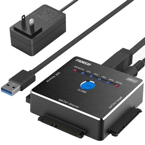 Fideco Mostek Usb Sata Iii Ide Hdd Ssd Klonowanie Dysków Fideco