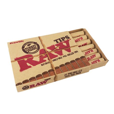 Raw Classic Pre Rolled Tips Of 21ct Hs Wholesale