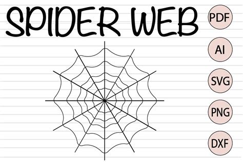 Spider Web Halloween Graphic by grazzianozaza · Creative Fabrica