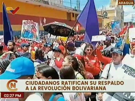 Aragua Direcci N Nacional Del Psuv Marcha En Respaldo Al Presidente