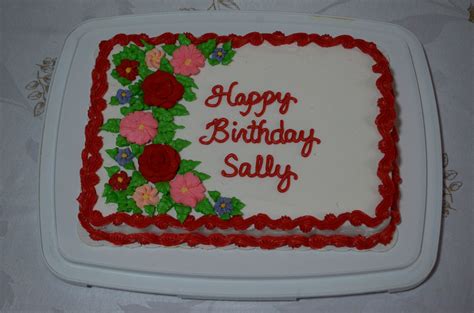 Happy Birthday Sally - CakeCentral.com