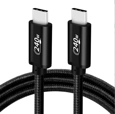 New Standard Pd 240w Usb C Cable To Type C Pd31 Fast Charging Qc3 0 5a