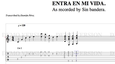 Mi primera canción.: ENTRA EN MI VIDA. SIN BANDERA. INTRO. 2ª PARTE.