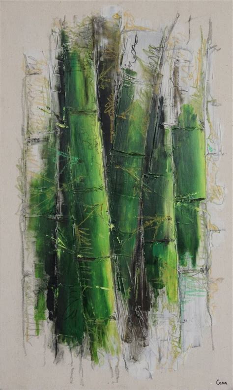 Bamboo Painting | Abstract painting, Original abstract painting, Flower ...