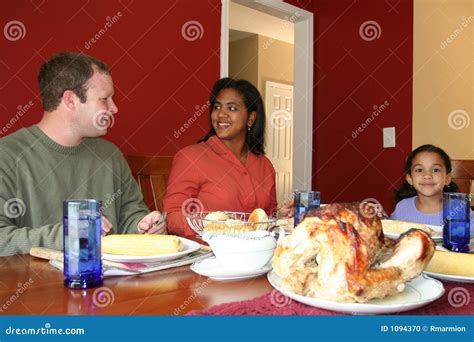 Thanksgiving Family Dinner stock photo. Image of gravy - 1094370