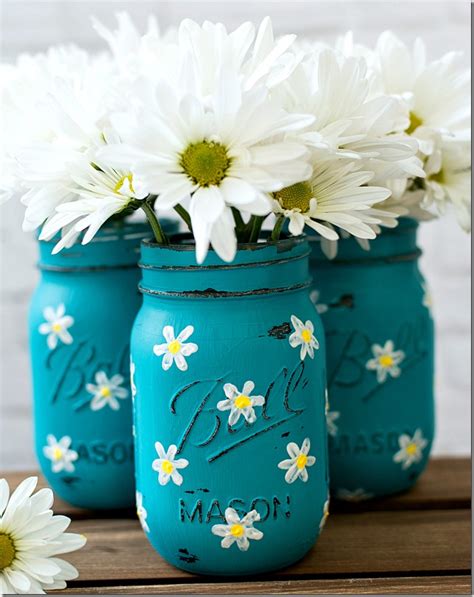 Spring Mason Jar Decor • Rose Clearfield