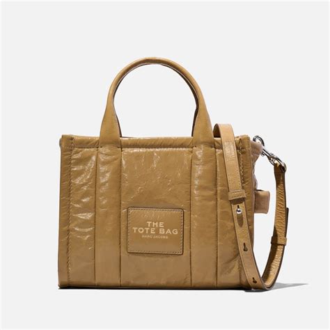 Marc Jacobs The Shiny Crinkle Leather Mini Tote Bag