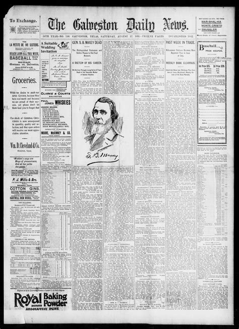 The Galveston Daily News. (Galveston, Tex.), Vol. 54, No. 146, Ed. 1
