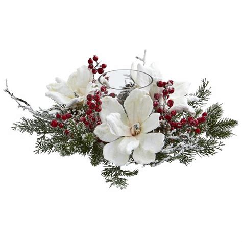 The Holiday Aisle Mixed Assortment Candelabrum Arrangement In Free