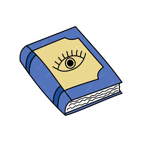 The One-Eyed Purple Spell Book. Halloween Icon Vector Illustration ...