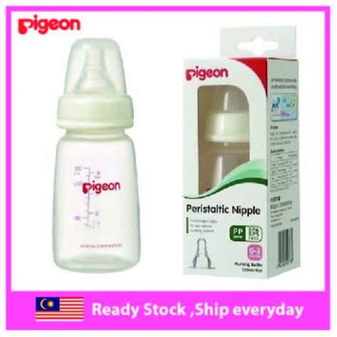 PIGEON Slim Neck PP Bottle Botol Susu Pigeon PP 120ml 4oz Shopee