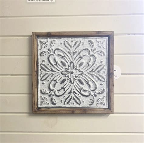 Galvanized Steel Medallion Art - Etsy