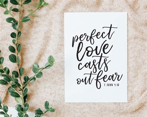 Scripture Svg Christian Svg Perfect Love Casts Out Fear 1 John 418