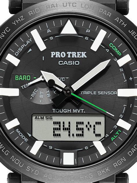 Casio PRW 6621Y 1ER Pro Trek Montre Radiocommandée Montre Solaire Homme